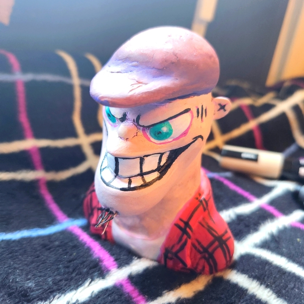 Ed Edd n Eddy: "Bastard Man" EDDY'S Brother BUST Sculpture